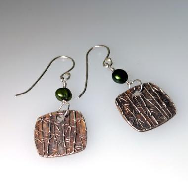 Bamboo Charm Earrings