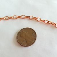 Solid Copper Chain Necklace, 3.8 mm Soldered, 16", 18", 20", 22", 24" choose length