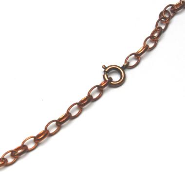 Solid Copper Chain Bracelet, Soldered, 6" 8" 10" 12" 14"